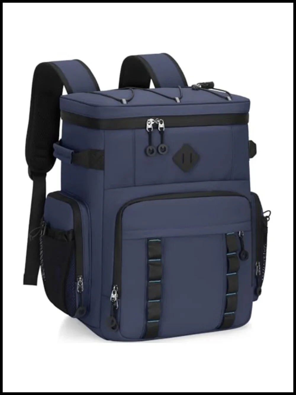Large 60 Can Insulated Waterproof Leakproof Cooler Backpack with Bottle Opener